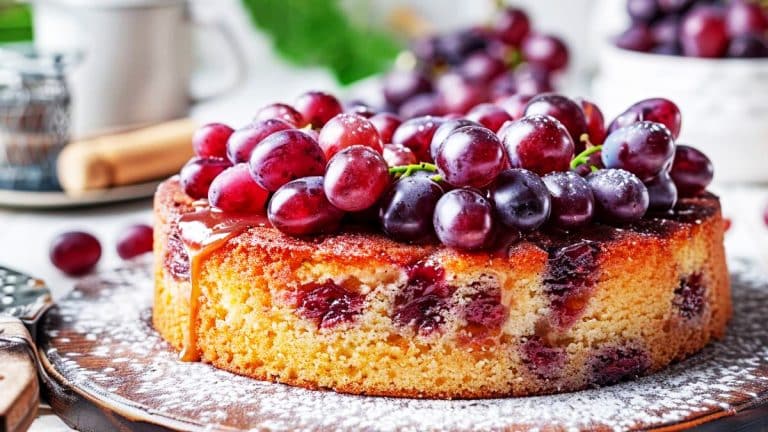 Voici comment ravir vos papilles avec un gâteau moelleux aux raisins frais, une recette facile et délicieuse