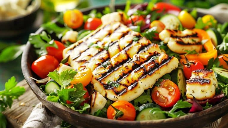 Voici comment cette salade estivale à l’halloumi grillé peut colorer et rafraîchir vos soirées d’été