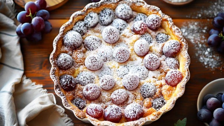 Les secrets d’un clafoutis aux raisins surgelés parfait : un dessert simple et exquis à réaliser chez vous