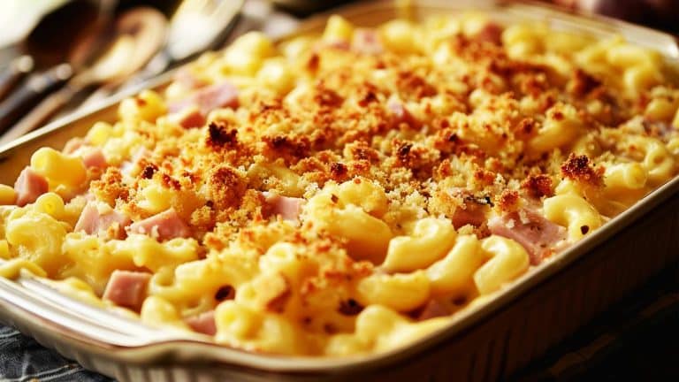 Redécouvrez le mac and cheese au jambon : une version allégée mais tout aussi savoureuse, conseillée par une diététicienne