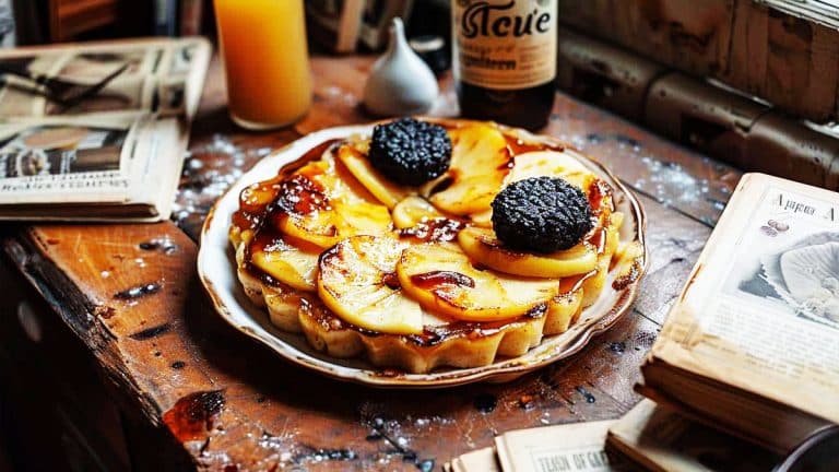 Laurent Mariotte vous propose sa tatin aux pommes et boudin noir, une création surprenante