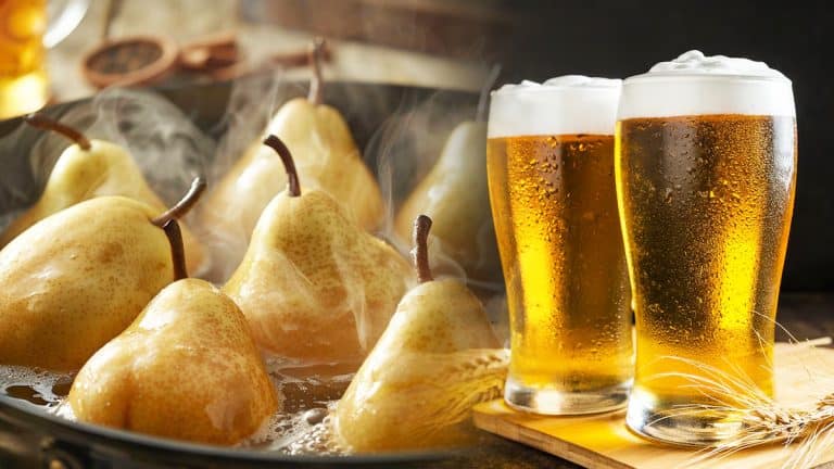 Voici comment réaliser des poires pochées à la bière et épices pour un dessert original et savoureux