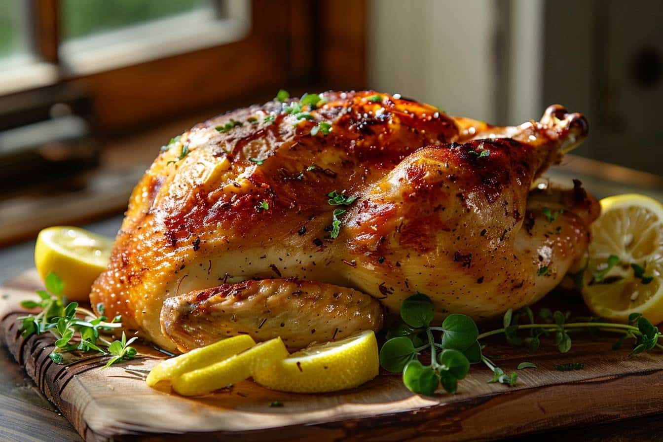 Les secrets pour réussir votre poulet rôti au citron et herbes : une recette simple et savoureuse qui ravira vos convives