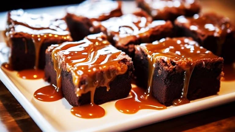 Découvrez comment réaliser un succulent brownie au caramel beurre salé qui ravira tous les palais