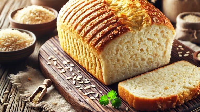 Vos restes de riz en un pain sans gluten moelleux et savoureux que toute la famille adorera