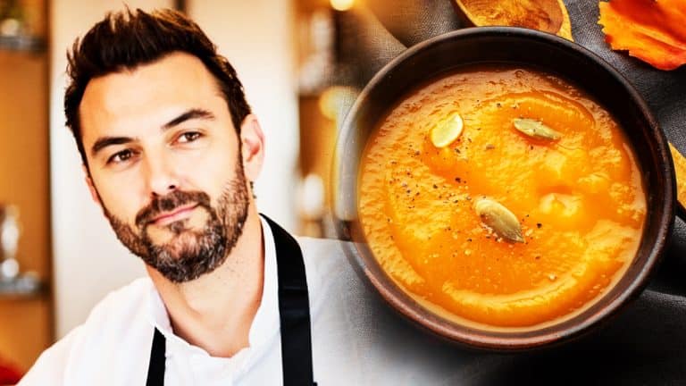 Découvrez le velouté de butternut par Cyril Lignac : une recette automnale réconfortante et délicieuse pour vos soirées fraîches