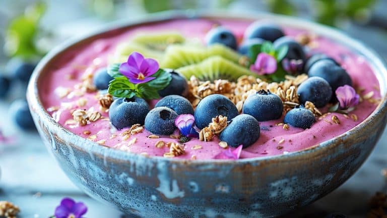 Voici comment créer un délicieux chia pudding aux myrtilles, chocolat et yaourt