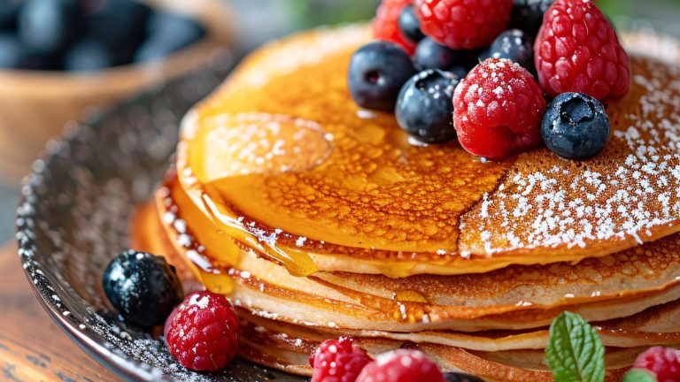 3 recettes de pancakes américains pour des matins dorés et moelleux à souhait