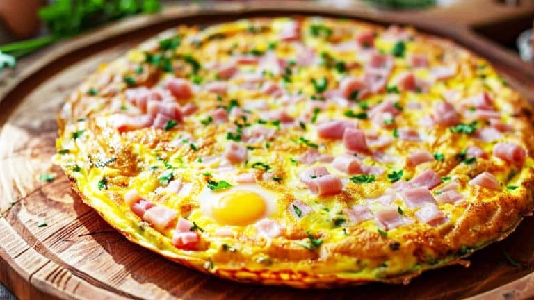 Voici comment faire une frittata au jambon et fromage, un plat simple mais délicieux qui ravira vos papilles